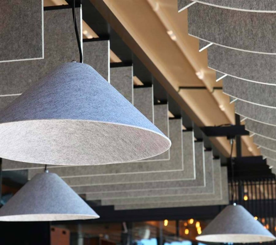 Close-up hanging light.