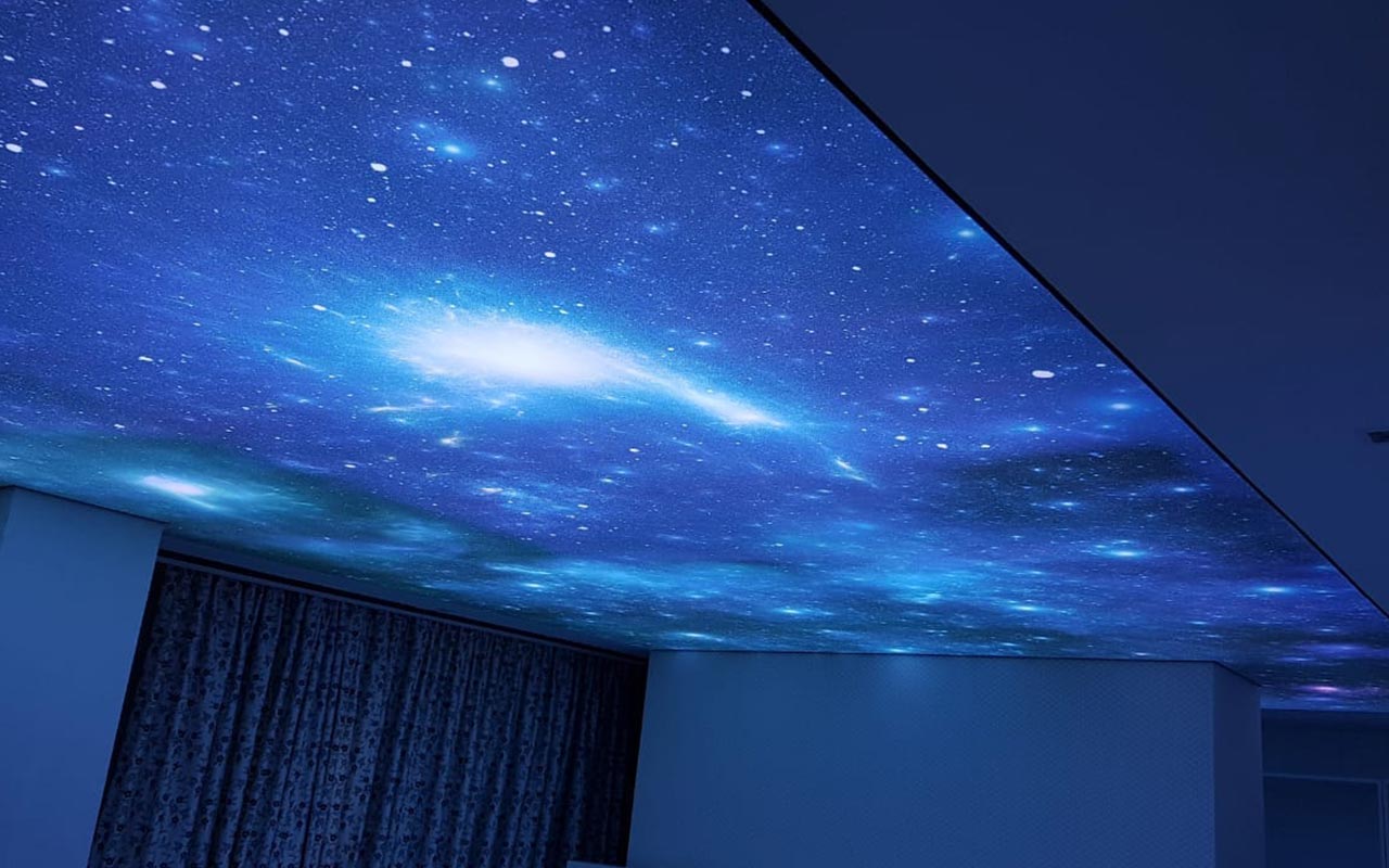 Printed lightbox - Nightsky