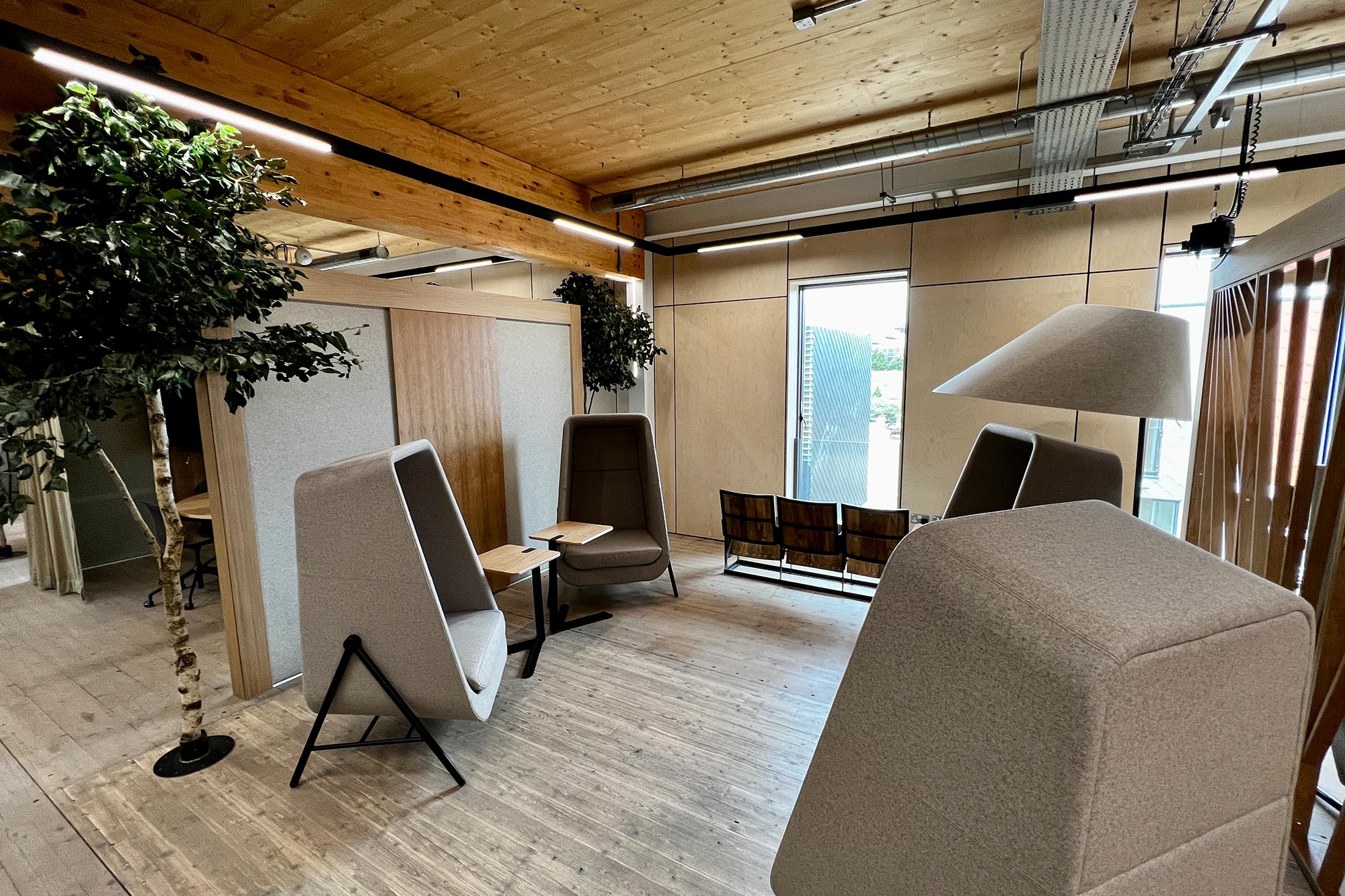 Yorkshire Housing - The Place modern seating area